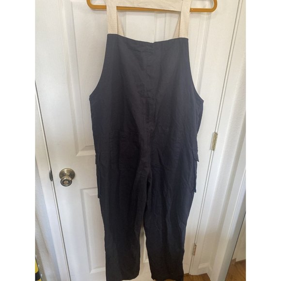 New Wave street culture Design by inflation  Overalls Sz L Black NWT - Picture 3 of 7